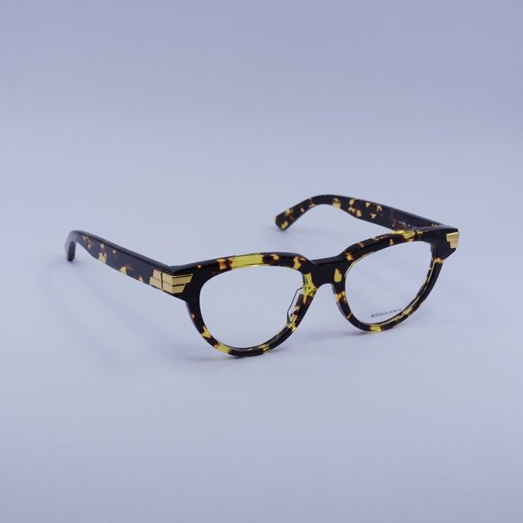 Bottega Veneta BV1106O 002 Eyeglasses Havana 52mm Cat Eye Frame - Picture 5 of 10